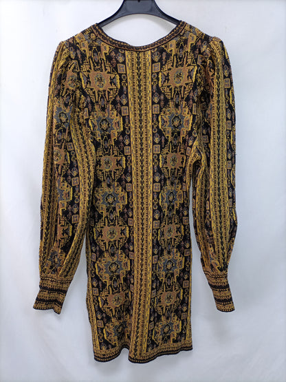 LAETITIA. Vestido punto estampado T.s/m