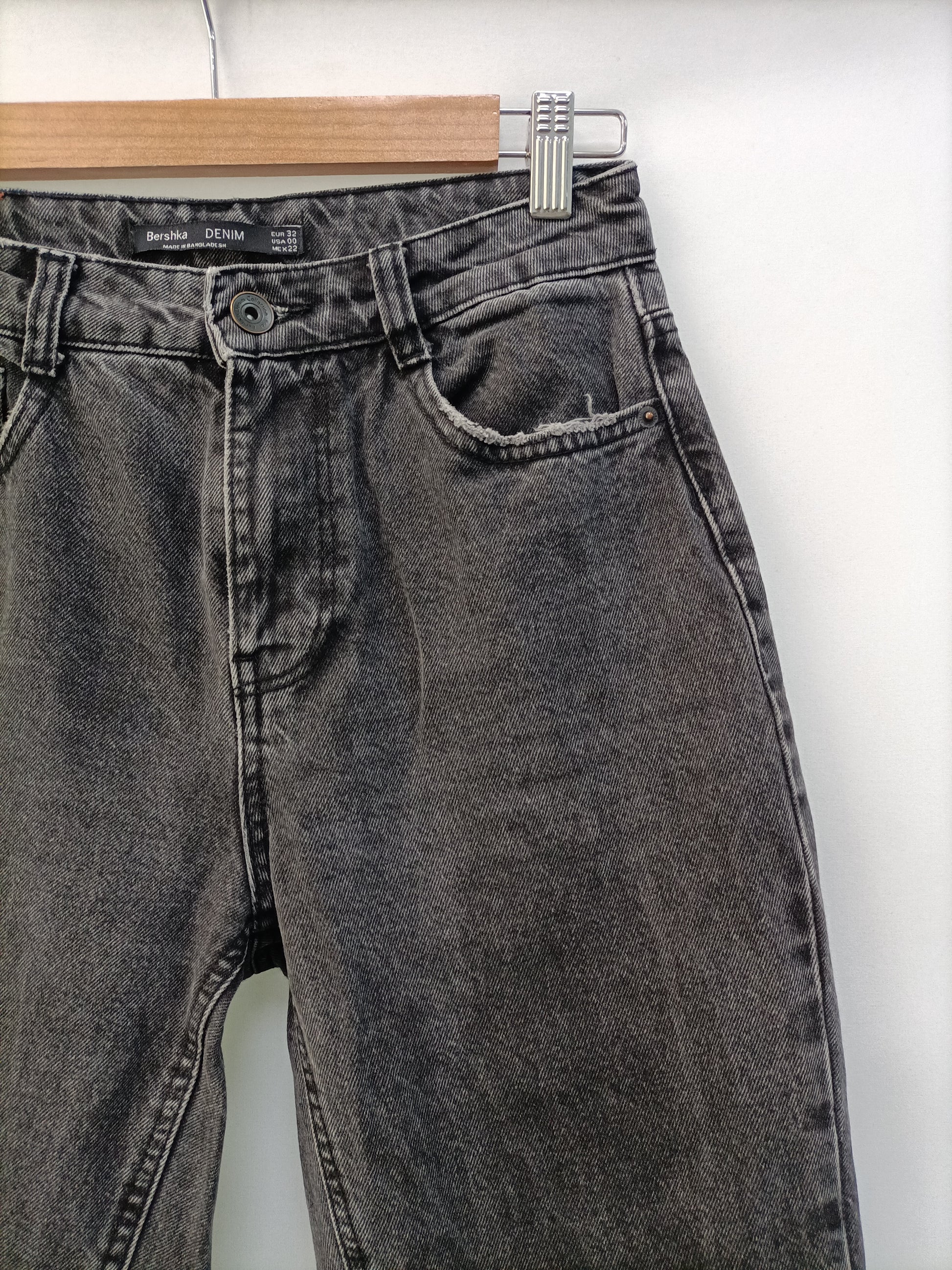 Moda Pantalon Paper Bag Negro Zara Zara Talla 32 Bershka Pantalon