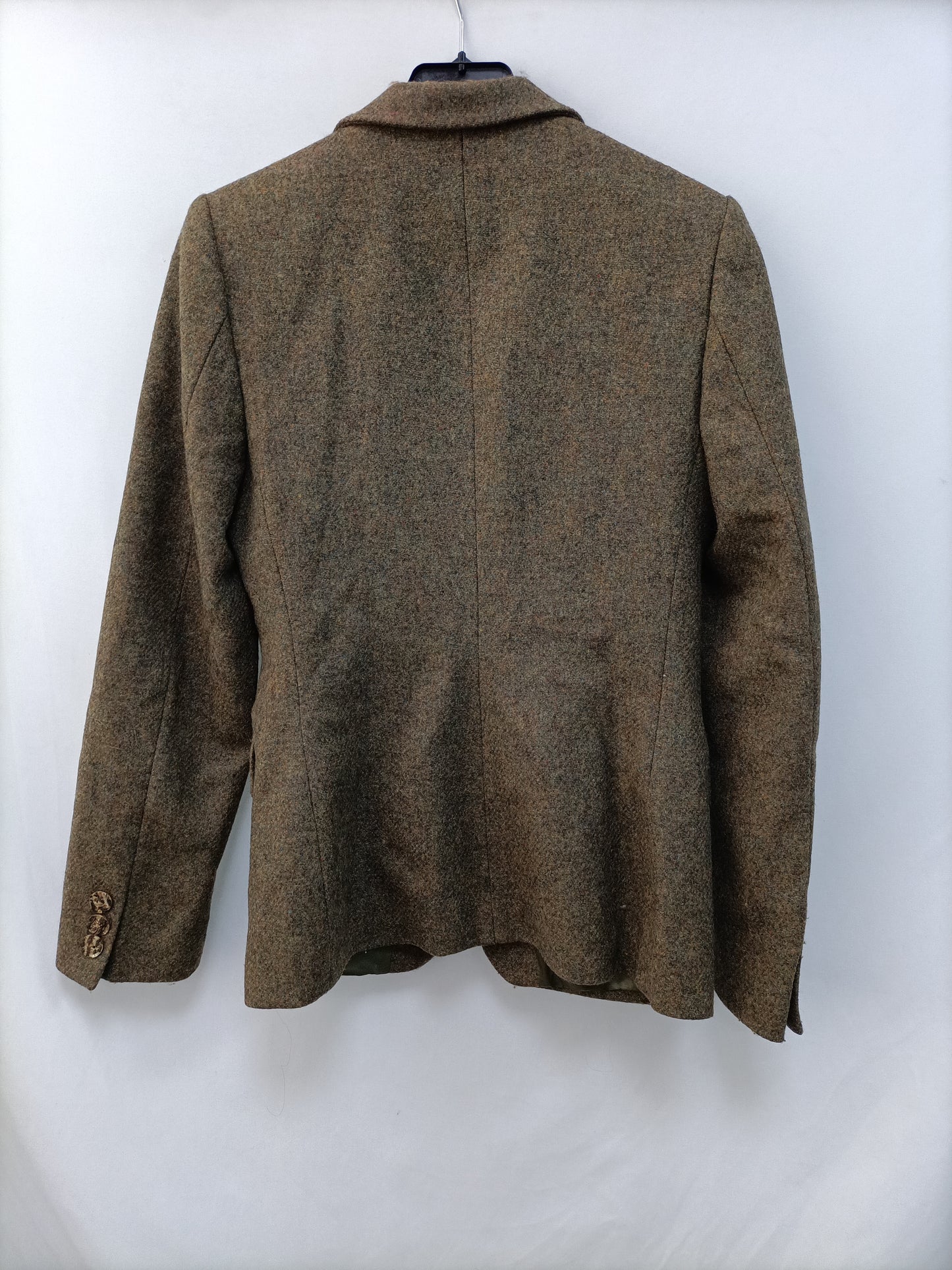 OTRAS. Blazer jaspeada verde T.38