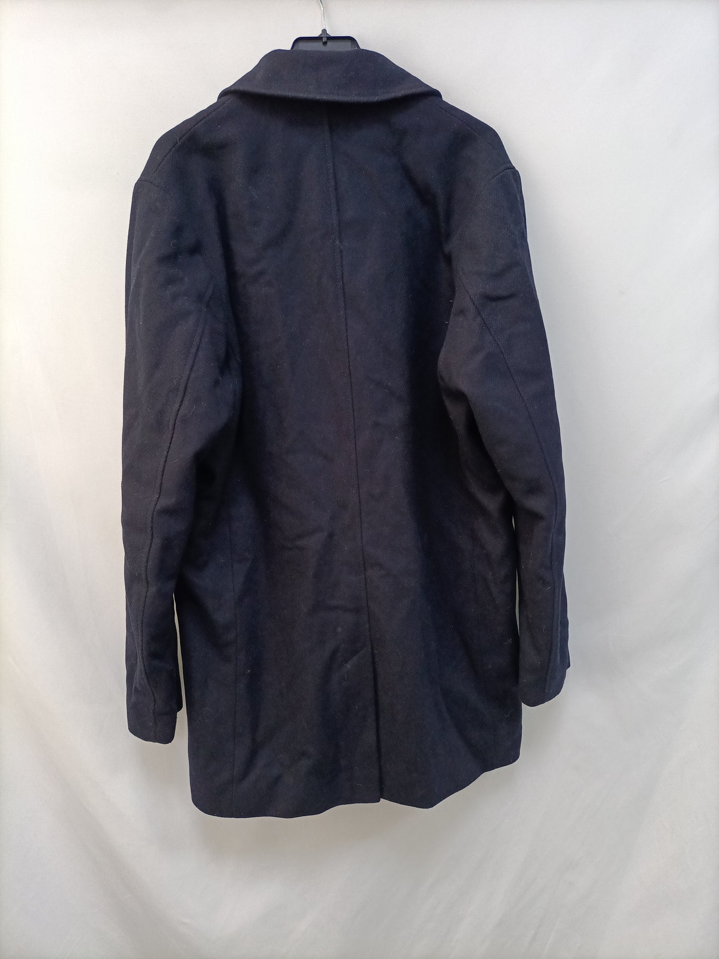 SAMSOE SAMSOE. Abrigo de paño azul T.m