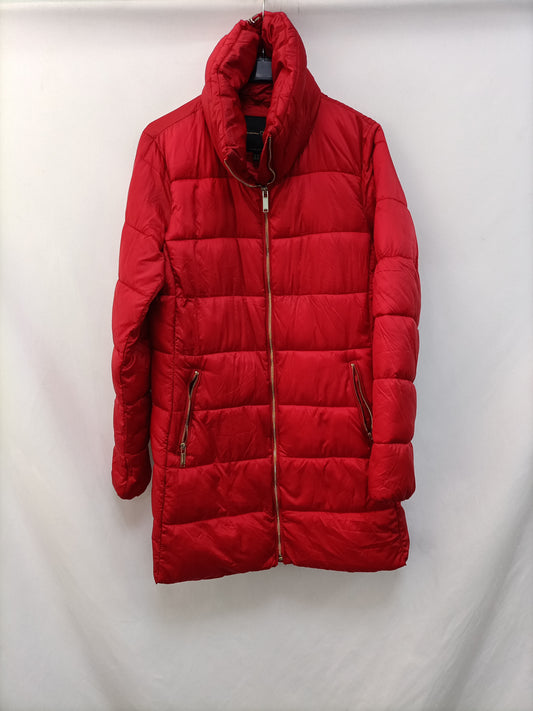 MAASIMO DUTTI. Red lightweight down jacket Tm