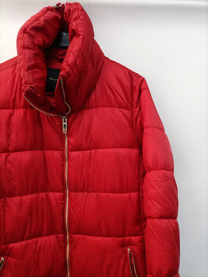 MAASIMO DUTTI. Plumas ligero rojo T.m