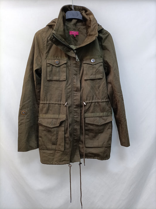 OSLEY. Light green parka size 36