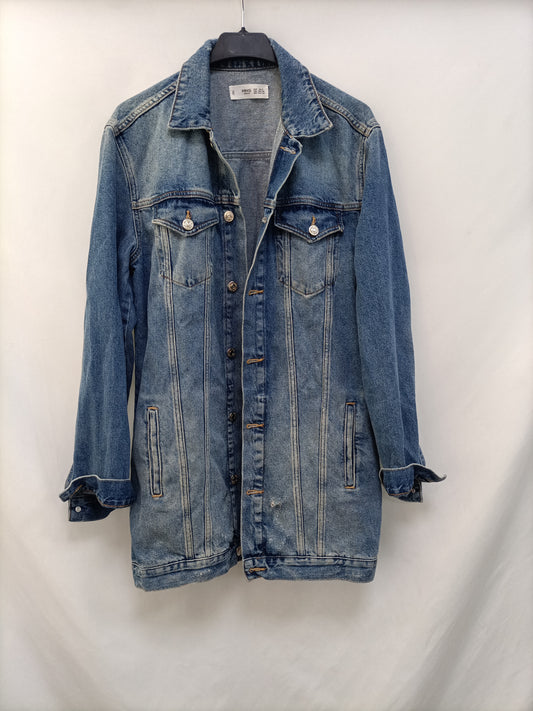 MANGO. Oversized Tx/s denim jacket
