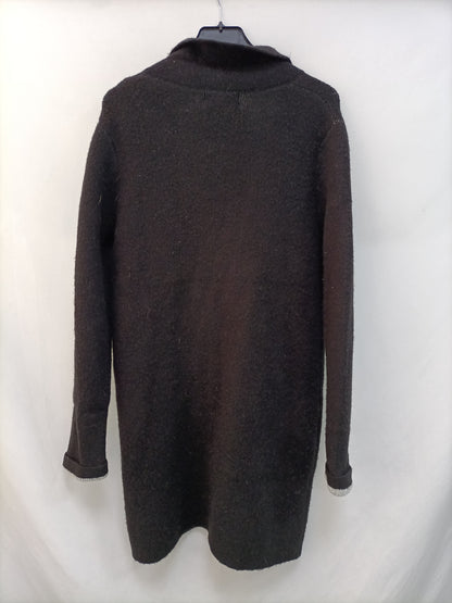 STRADIVARIUS. Black knitted cardigan Tm