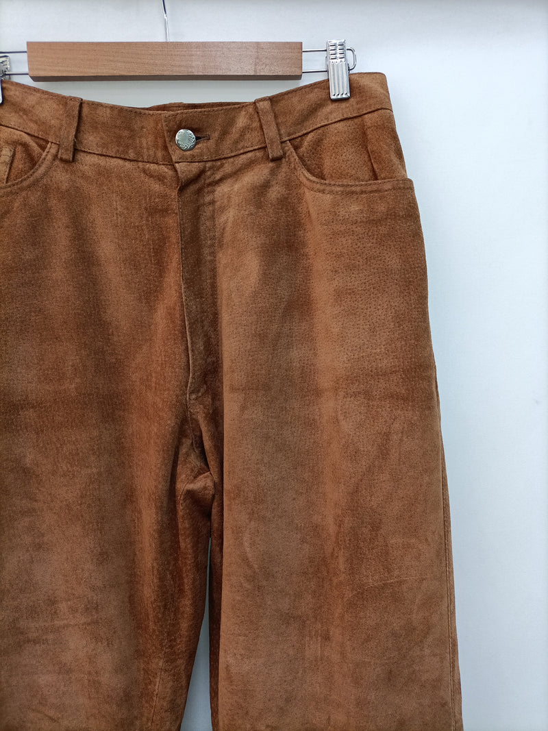 BASS 20. Pantalón vintage piel T.44(38)