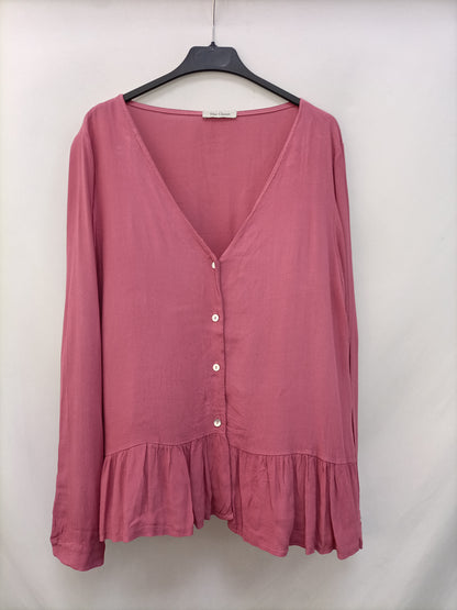 THE CLOSET. Blusa rosa volante TU(m/L)