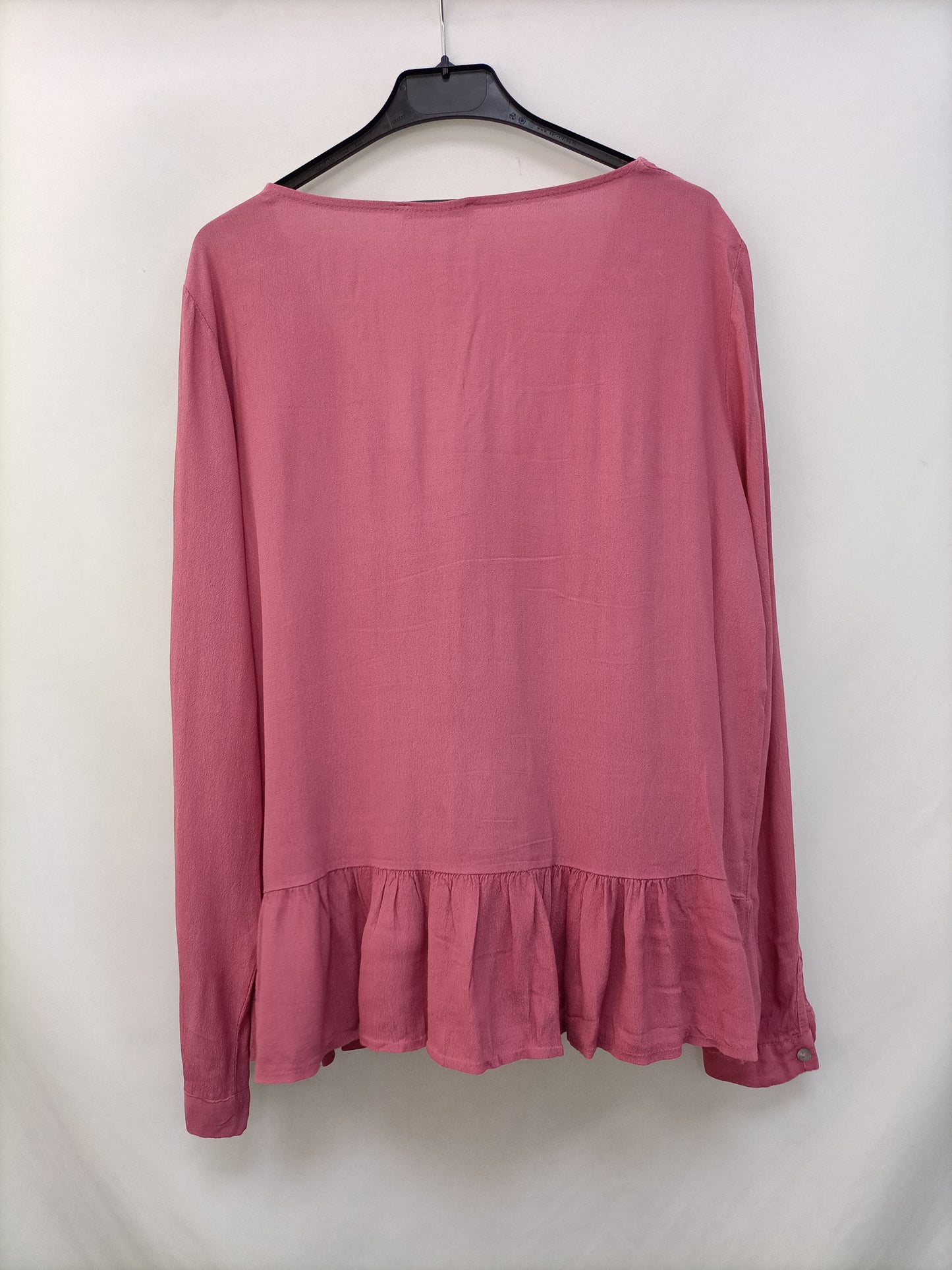 THE CLOSET. Blusa rosa volante TU(m/L)