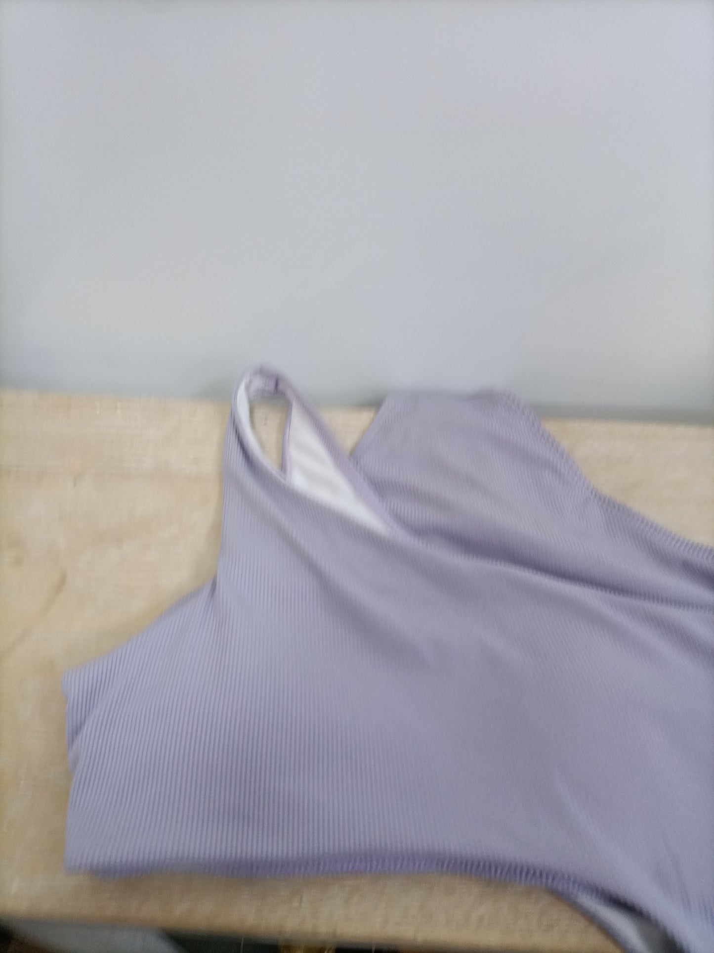 SHEIN. Bañador lila apertura T.l