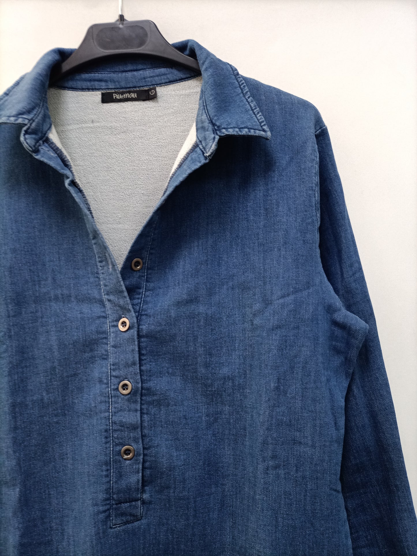 PIUETHAU. Vestido corto vaquero T.s/m