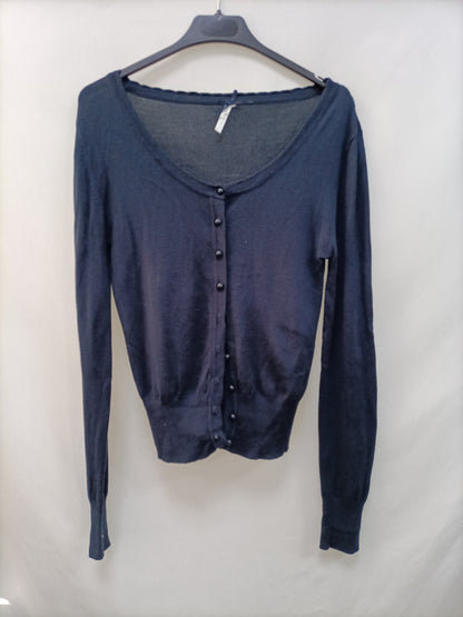 PRIMARK. Fine blue cardigan size 36