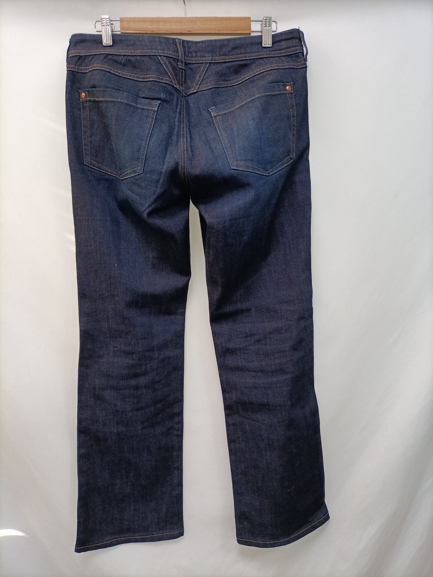 TWENTY. Pantalón campana oscuro T.32(42)