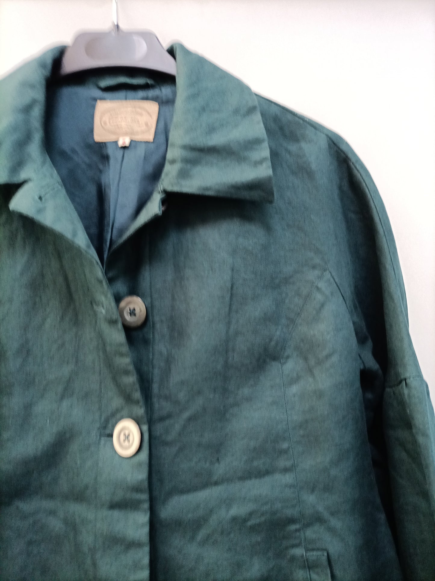 MASTER RINEN. Short green jacket Ts