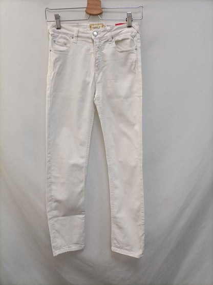 MET. Pantalón blanco básico T.xs/s (TARA)