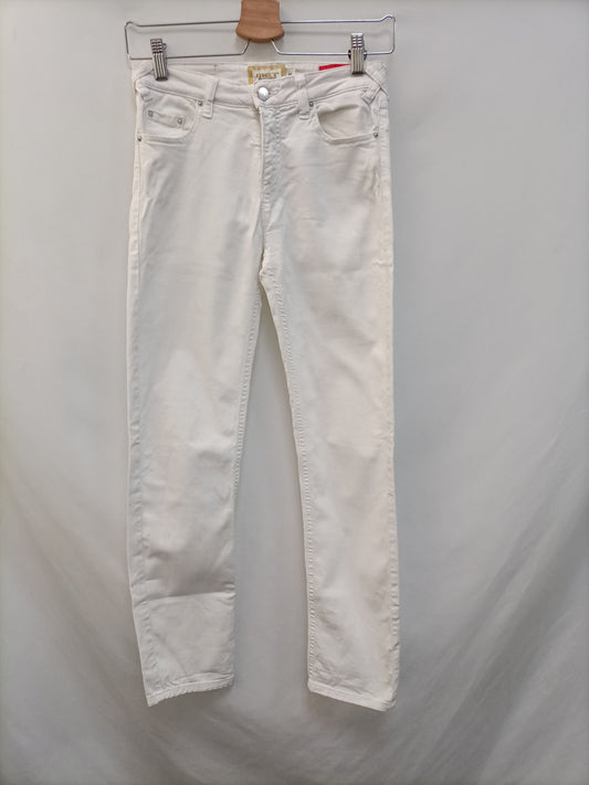 MET. Pantalón blanco básico T.xs/s (TARA)