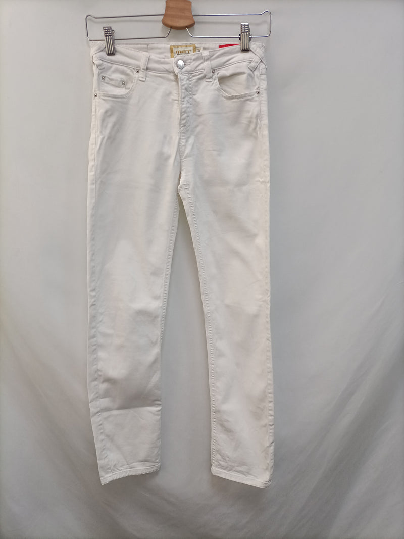MET. Pantalón blanco básico T.xs/s (TARA)