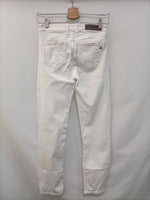 MET. Pantalón blanco básico T.xs/s (TARA)