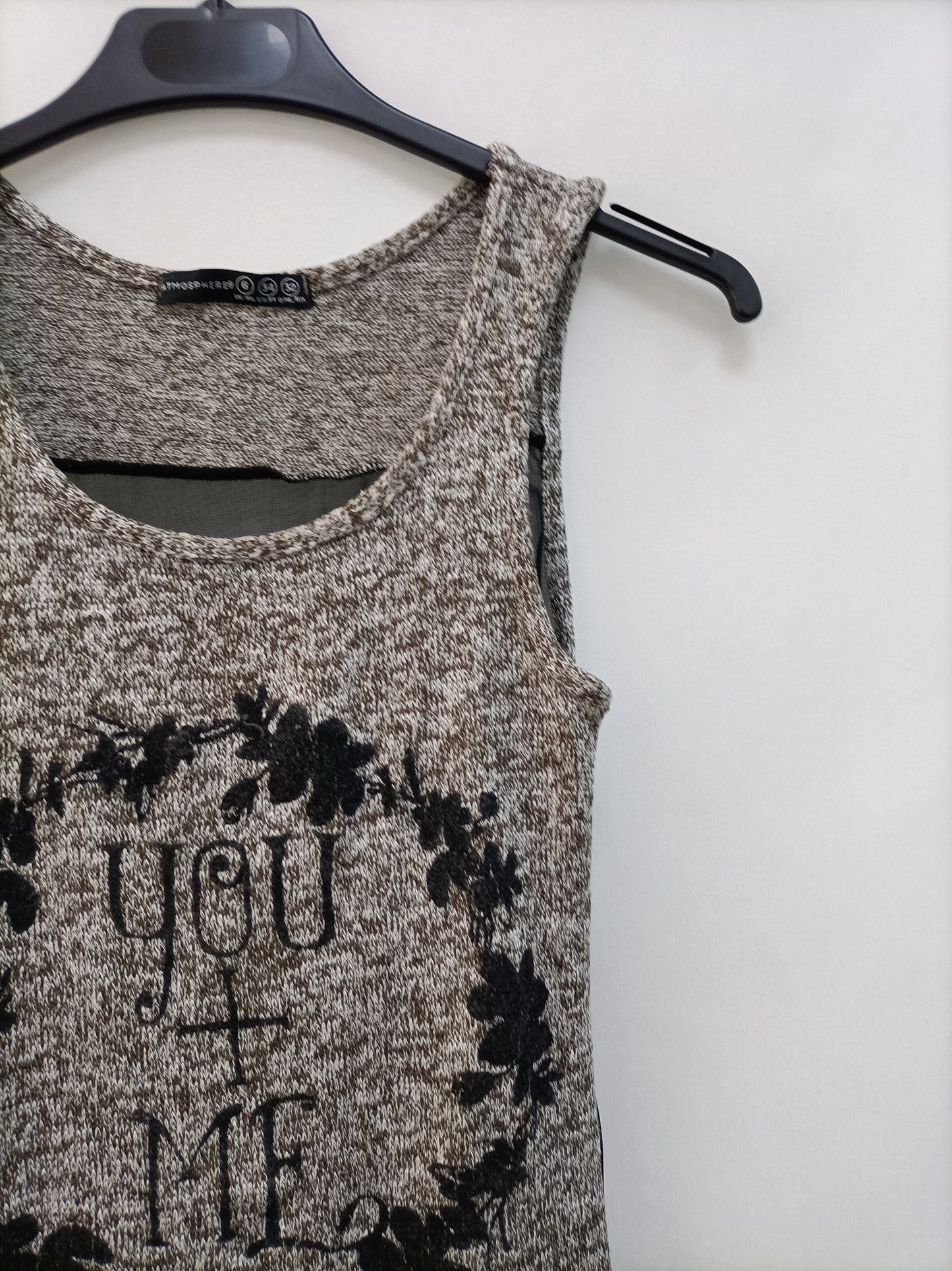 PRIMARK. Top espiga marrones T.34