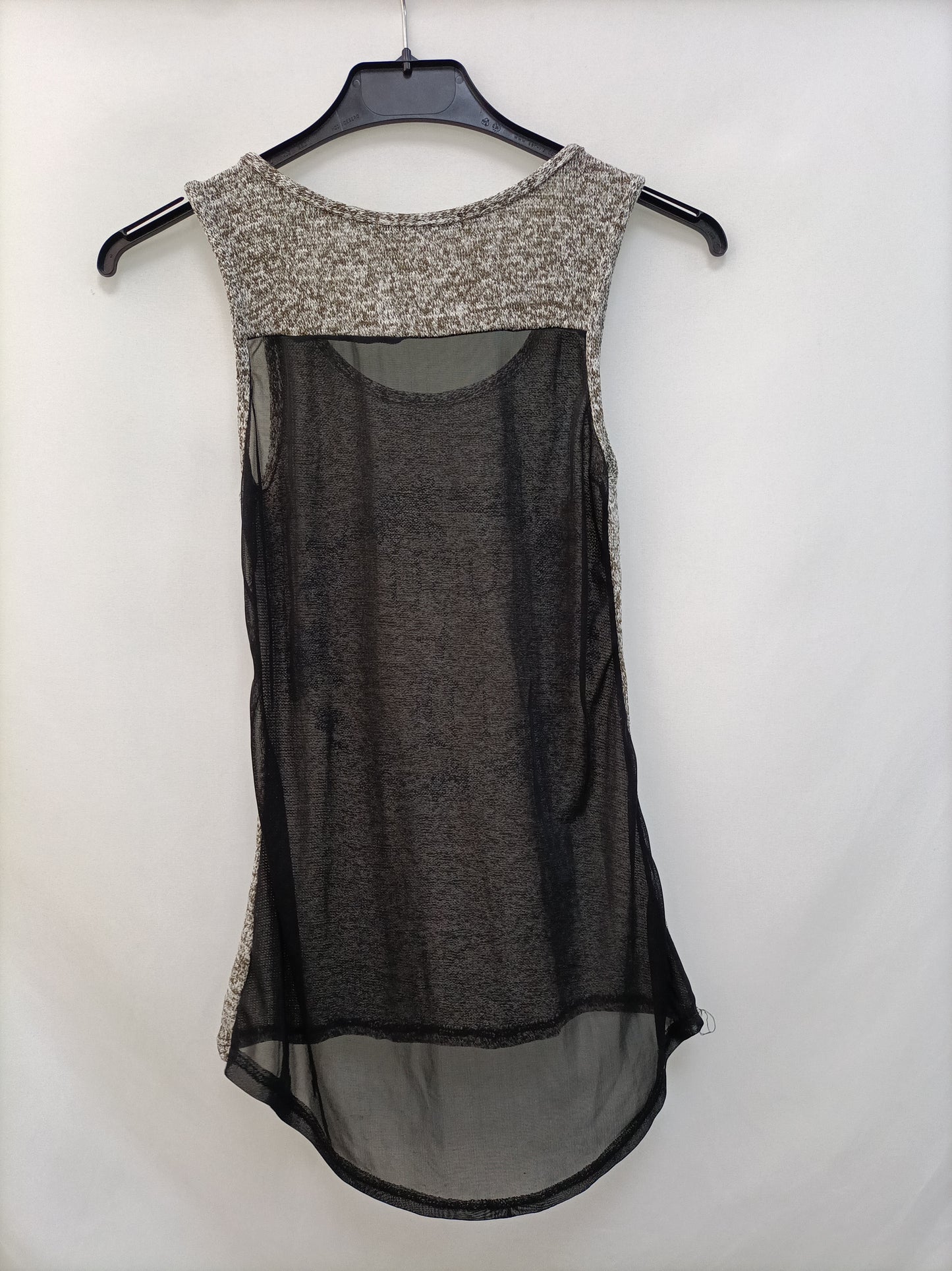 PRIMARK. Top espiga marrones T.34