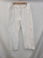 UNIT. Pantalón culotte blanco T.44
