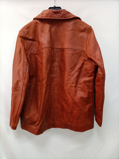 REDSKINS. Chaqueta camel piel vintage T.m