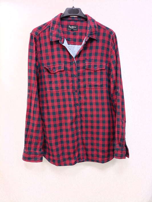 PEPE JEANS. Lumberjack Plaid Shirt Tl