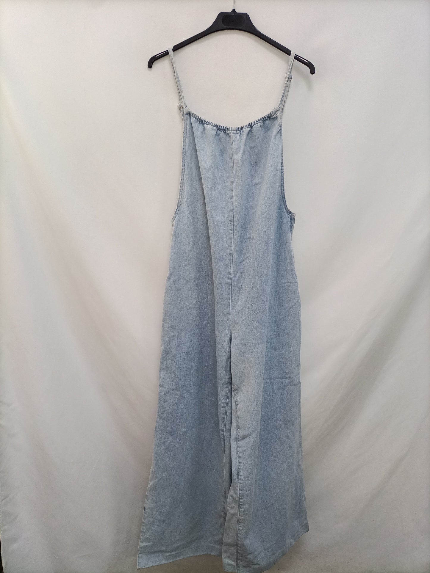 BERSHKA. Peto recto denim T.m