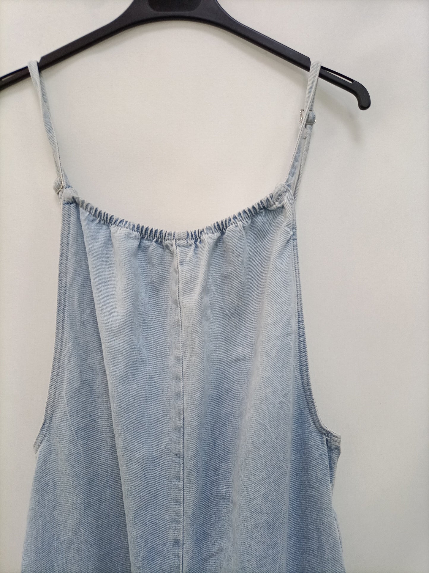 BERSHKA. Peto recto denim T.m
