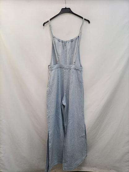 BERSHKA. Peto recto denim T.m