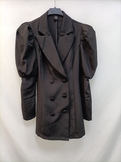 SHEIN. Vestido cruzado negro T.m