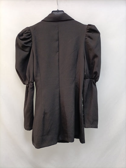 SHEIN. Vestido cruzado negro T.m