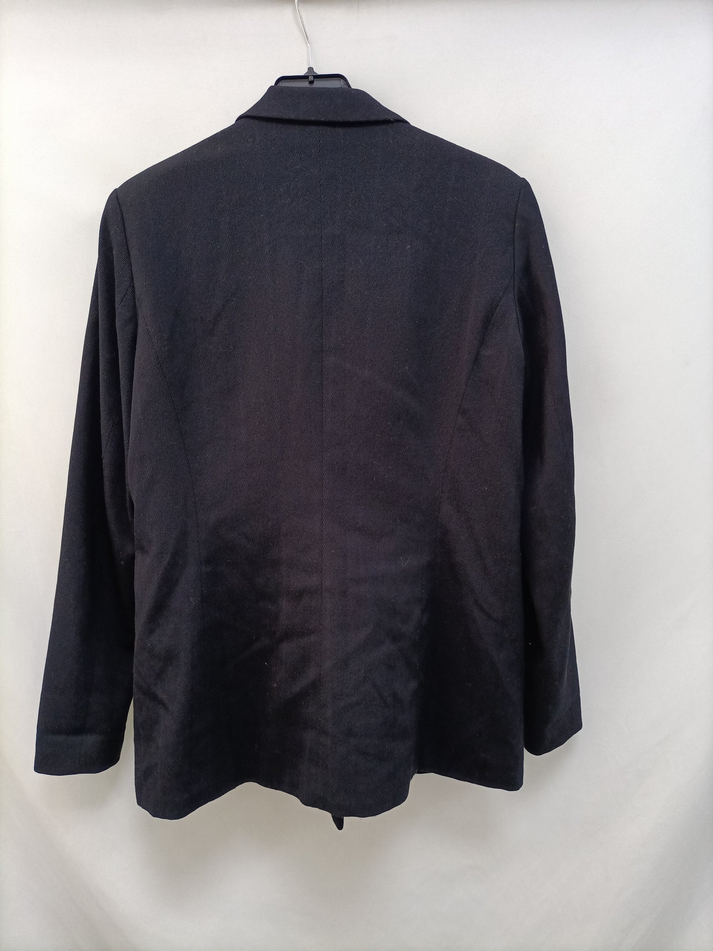 ZARA. Textured blue blazer Tm