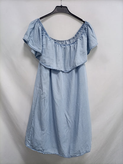 PIMKIE. Vestido fluido denim  T.l