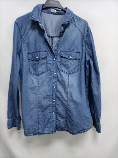 PIMKIE. Camisa vaquera oscura T.l