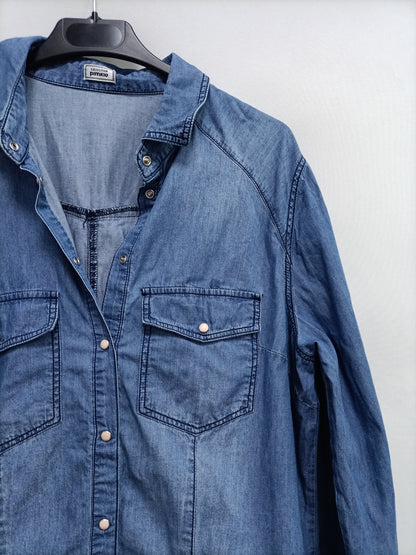 PIMKIE. Camisa vaquera oscura T.l