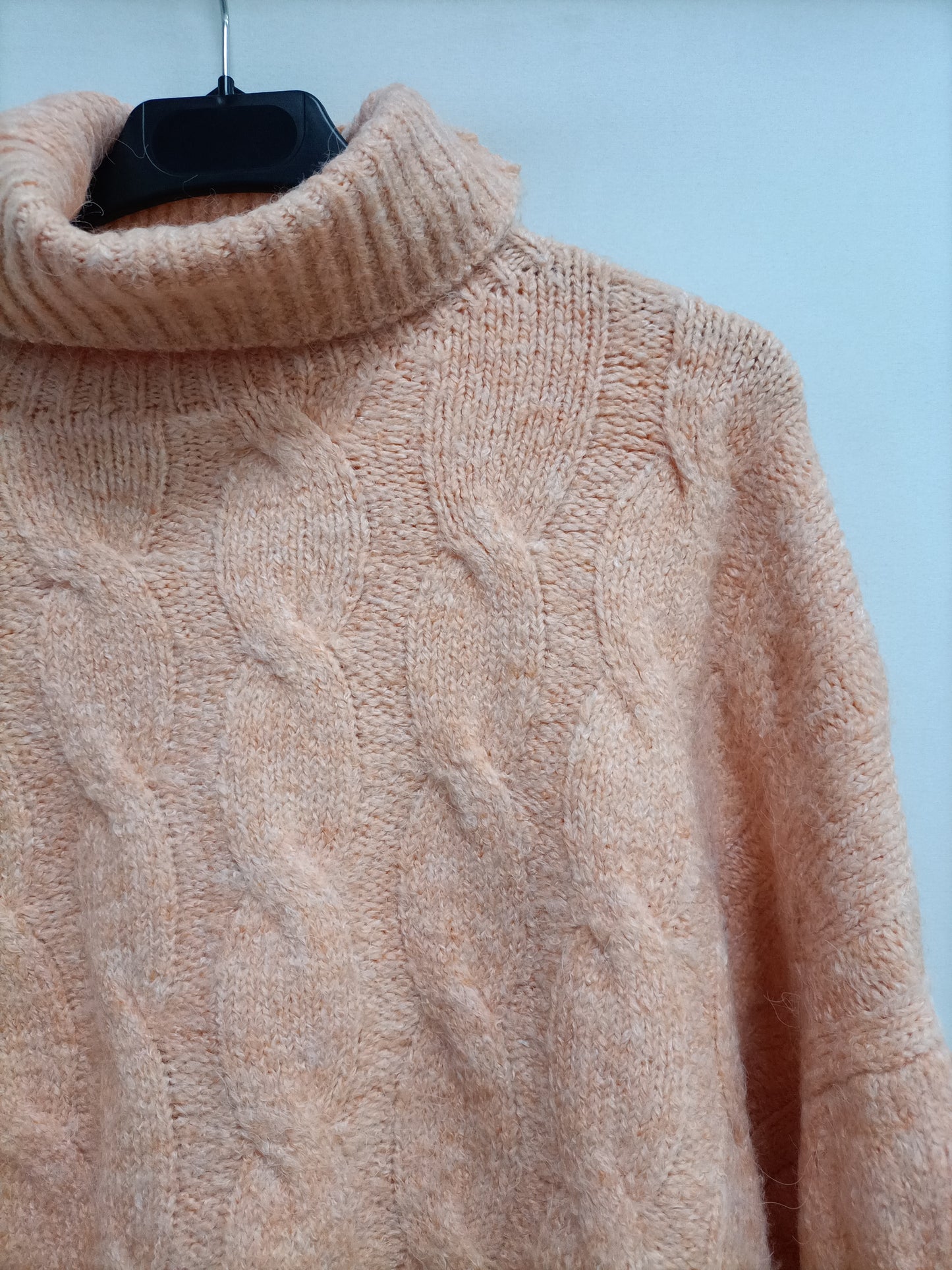 STRADIVARIUS. Jersey ochos naranja T.s