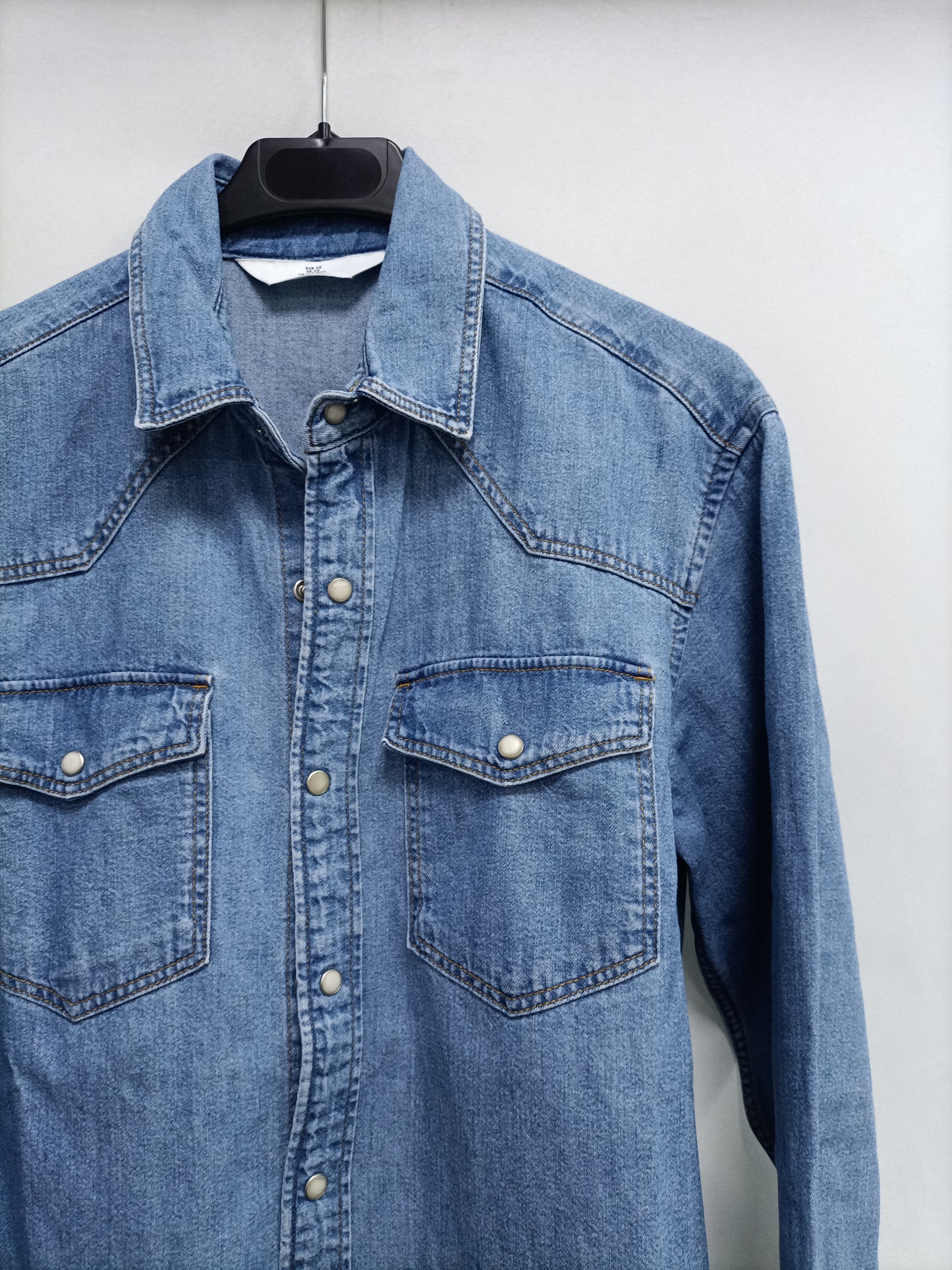 H&M. Sobrecamisa denim T.xs