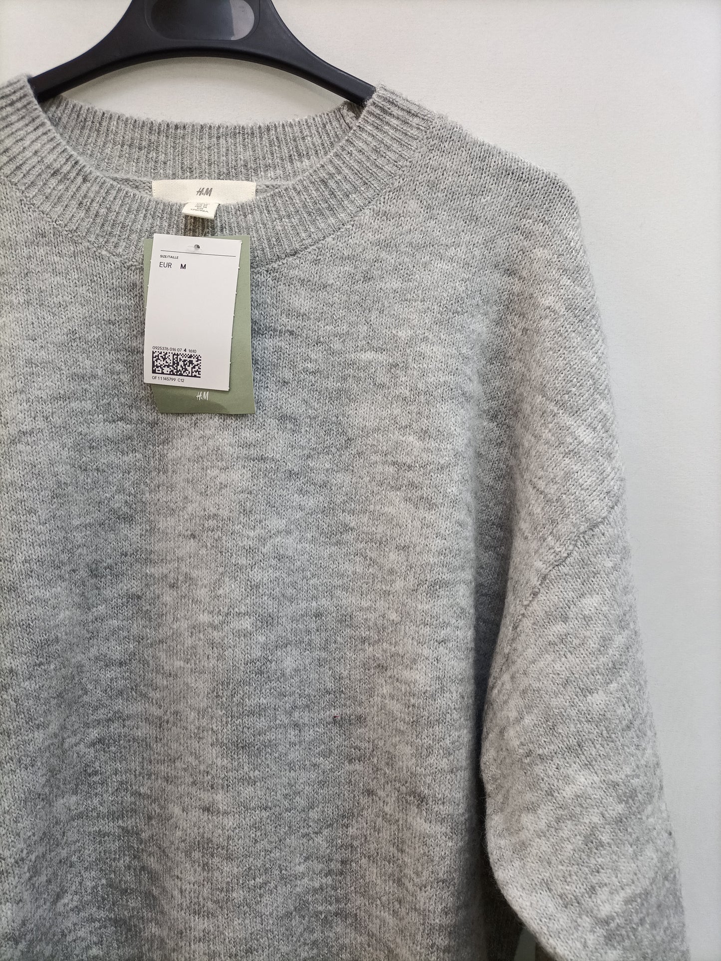 H&M. Jersey gris punto T.m
