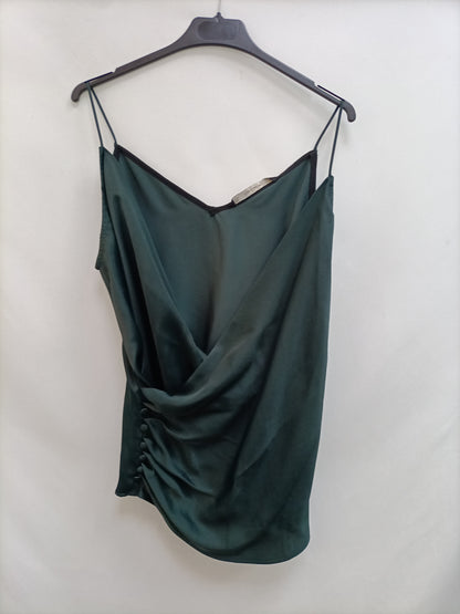 ZARA. Green lingerie top Tm