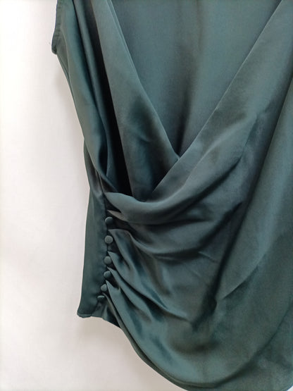 ZARA. Green lingerie top Tm