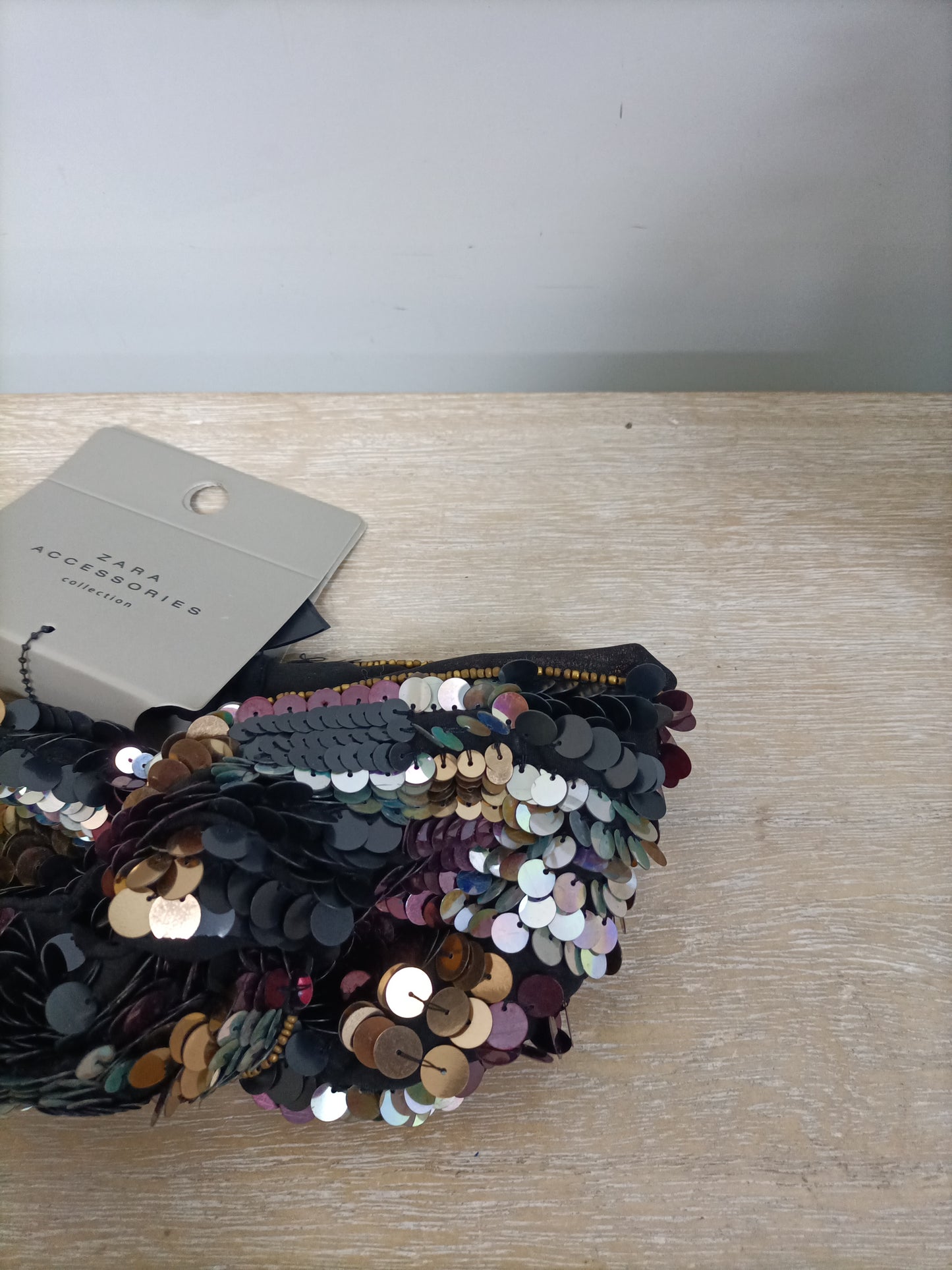 ZARA. Turbante lentejuelas T.s/m