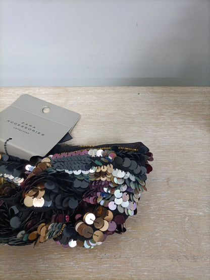 ZARA. Turbante lentejuelas T.s/m