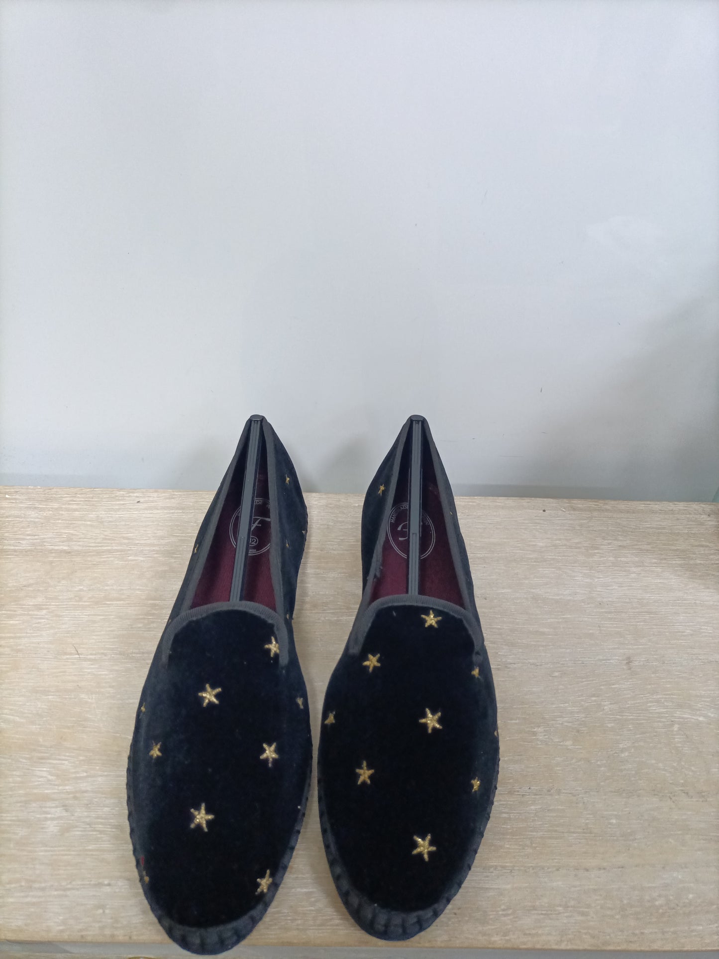 FLABELUS. Velvet loafers T.42