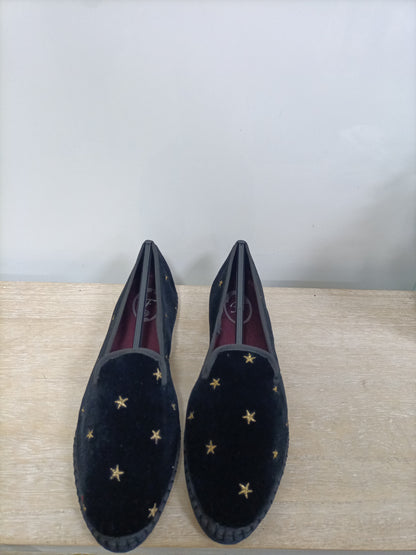 FLABELUS. Velvet loafers T.42
