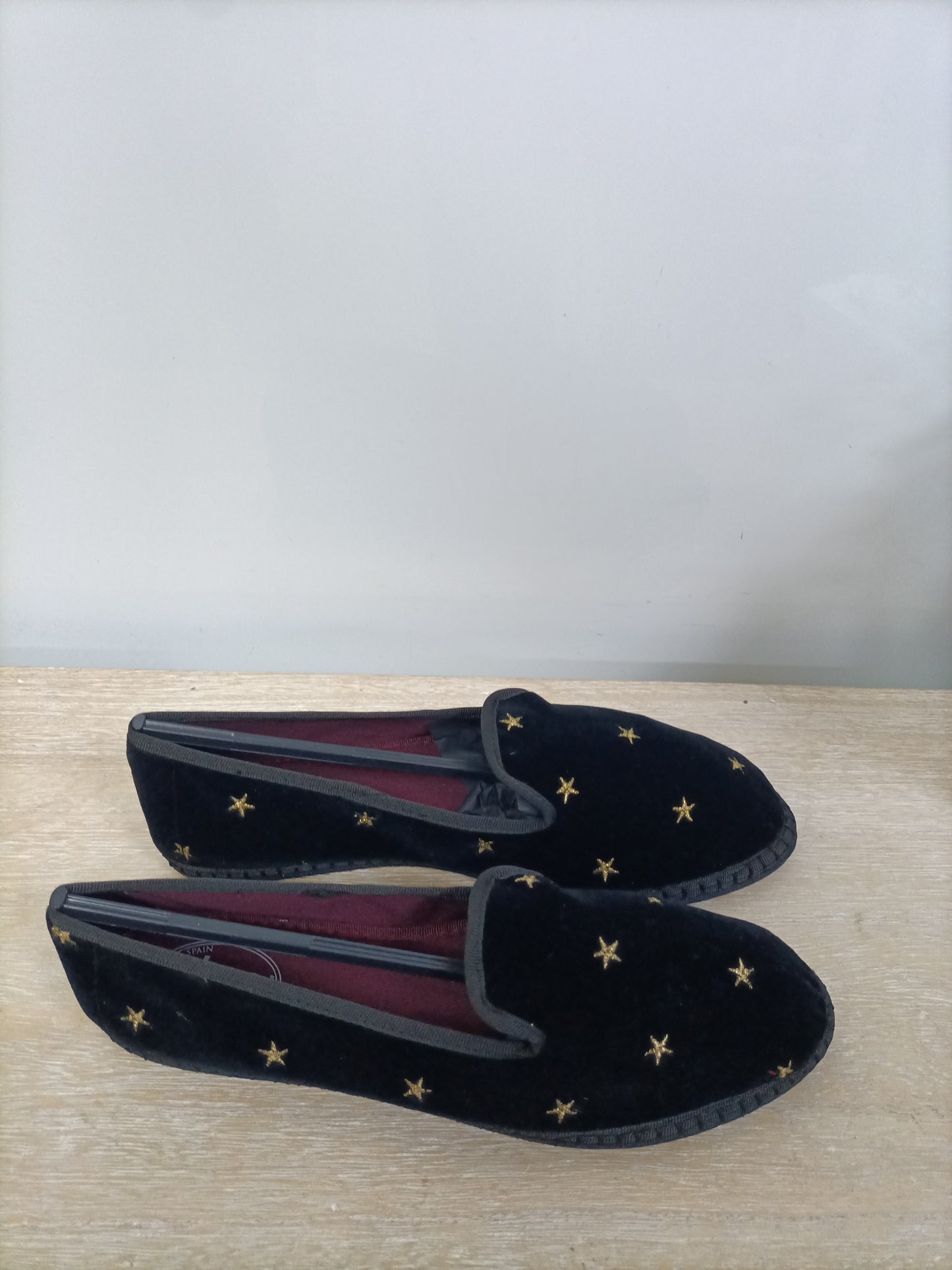 FLABELUS. Velvet loafers T.42
