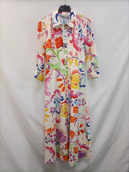 Market. ZARA. vestido largo camisero T.s