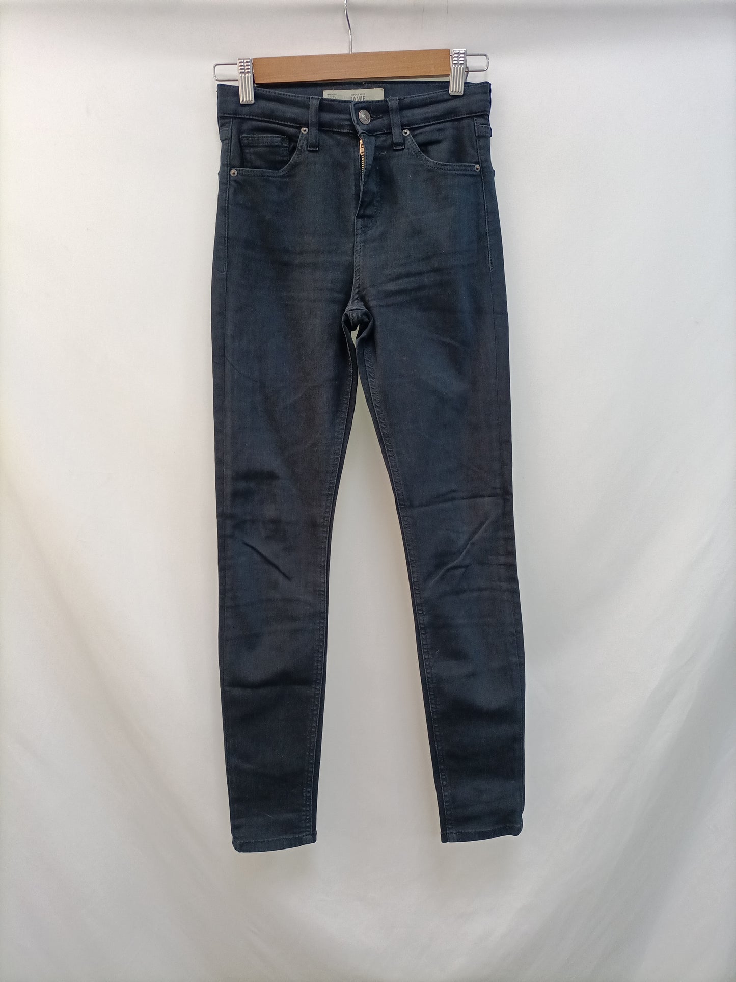 TOPSHOPS. Dark blue skinny pants S.26(32)