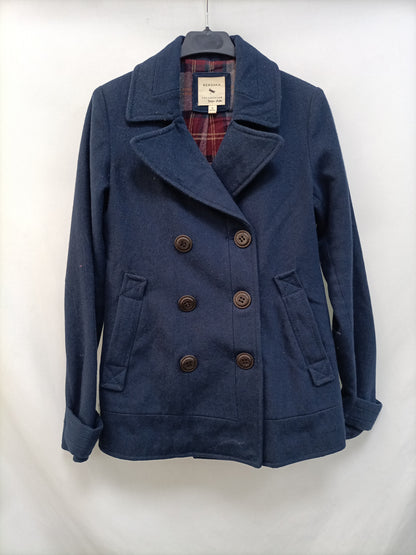 BERSHKA. Blue Ts cloth coat