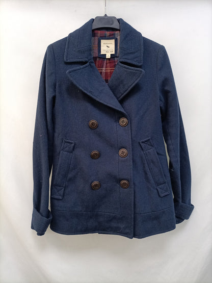 BERSHKA. Blue Ts cloth coat