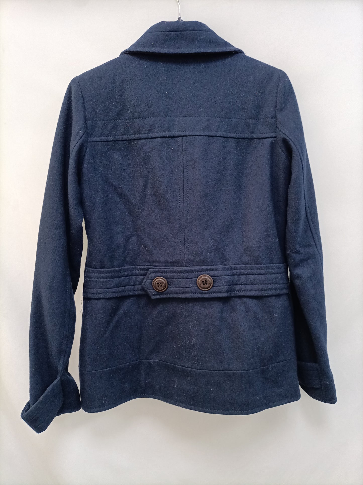 BERSHKA. Blue Ts cloth coat